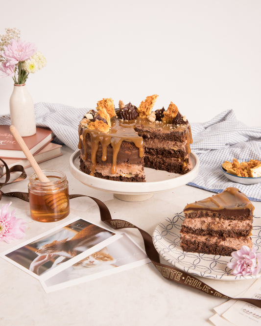 Milk Chocolate Honeycomb Cake