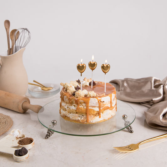 White Chocolate Salted Caramel Cake
