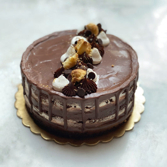 Dark Chocolate Tiramisu Cake (contains liquor)