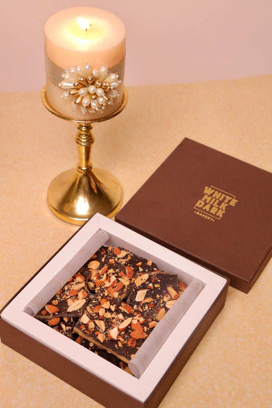 Belgian Chocolate Toffee Almond Barks